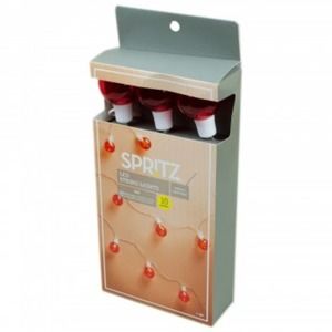 Lot of 4 NWT SPRITZ Red Ball LED String Lights